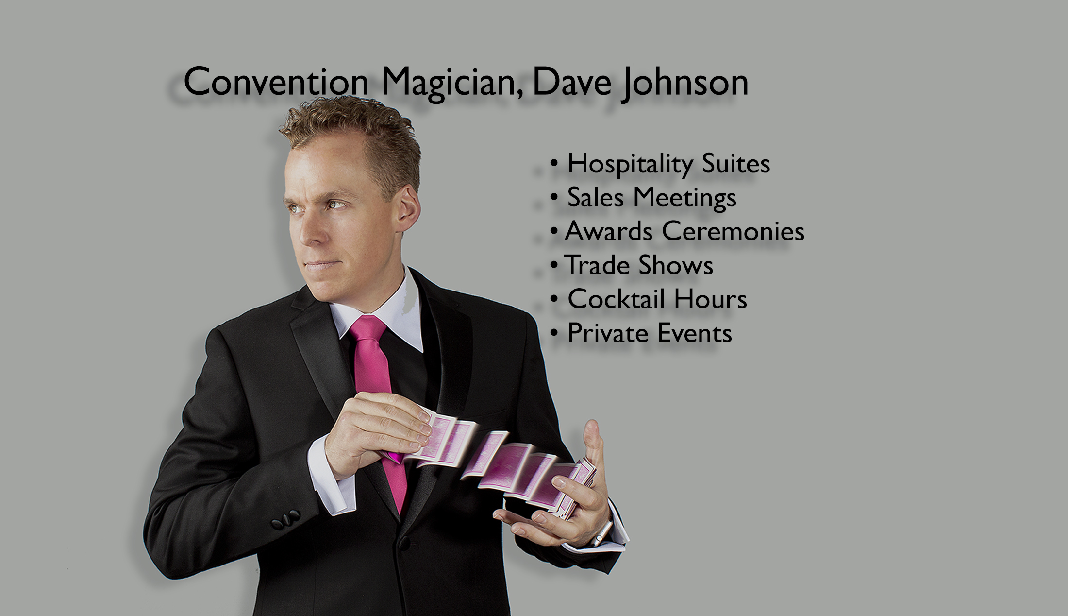 Convention Magician SMALL WIDE SPRING Dave